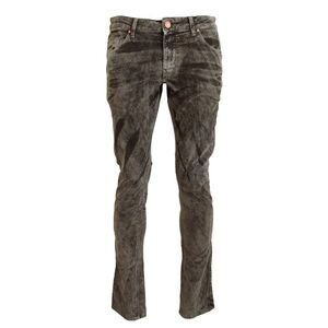 Acht Gray Washed Cotton Corduroy Slim Fit Men Men's Jeans